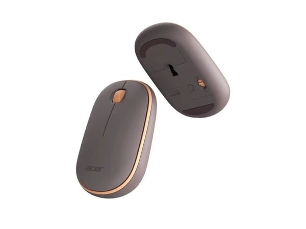 Acer Wireless Bubble Mouse - AMR100 Peach (Retail pack), Molempikätinen, Optinen, Langaton RF, 1600 DPI, Persikka