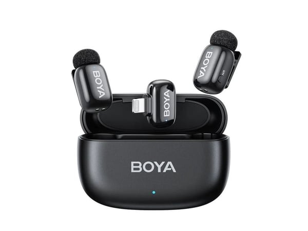 Kotelo Boya langaton mikrofoni mini-15 Lightning, musta