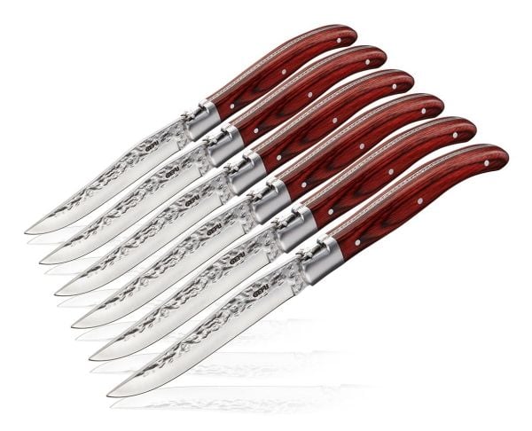 GEFU RANCHO, Knivuppsättning, Stål, Trä, Ergonomisk, 225 mm, 250 mm