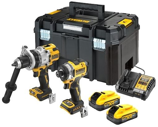 Akkuyhdistelmäsarja DCD1007 + DCF860, 18V, 2x5,0Ah POWERSTACK, DEWALT [DCK2200H2T-QW]