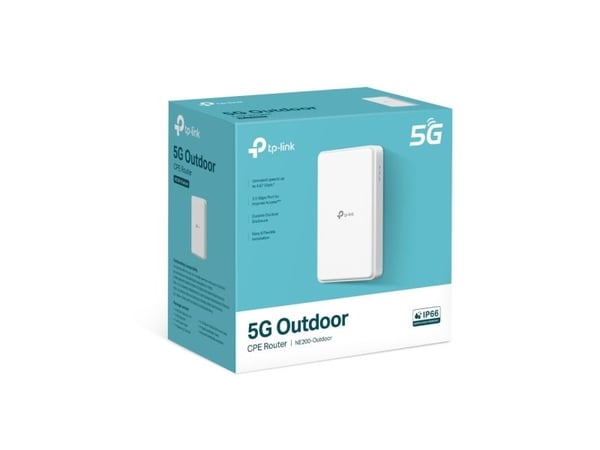 TP-Link 5G utendørs ruter innebygd 5G-modem 5G, Ethernet LAN, 5G, Hvid