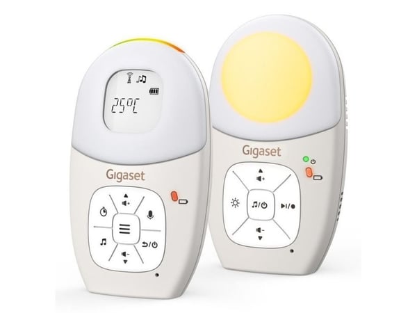 Gigaset BABY 100 Audio, DECT-babytelefon, 300 m, 50 m, 300 m, Grå, Hvit, LCD