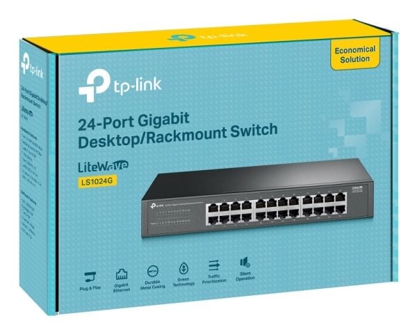 TP-Link LS1024G, Hallitsematon, Gigabit Ethernet (10/100/1000)