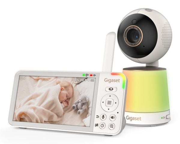 Gigaset BABY 500 Video, 300 m, 60 min, 50 m, 300 m, Valkoinen, LCD