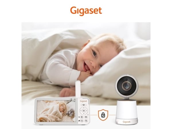 Gigaset BABY 500 Video, 300 m, 60 min, 50 m, 300 m, Valkoinen, LCD