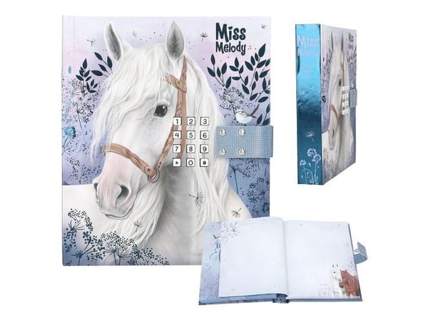 Depesche Miss Melody 0413237, Personlig dagbok, Flerfarget, Bilde, Innbundet (hardcover), Barn, 150 mm |