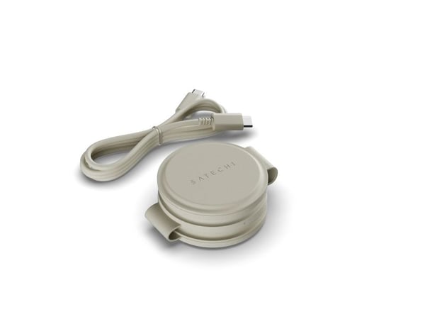Satechi OntheGo 3-in-1, Sisätila, USB, Langaton lataaminen, Valkoinen