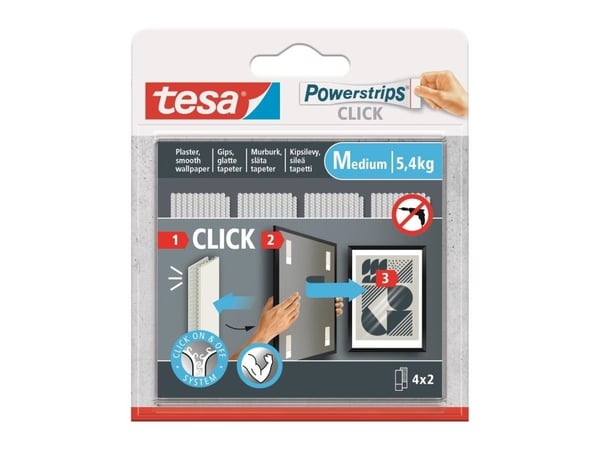 Powerstrip Tesa 77721 4 delar