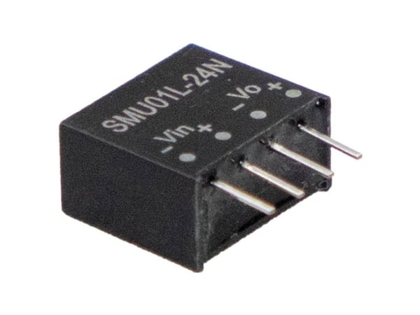 MW Mean Well SMU01L-15N DC/DC-automuunnin 0,067 A Lähtöjen määrä: 1 x Sisältö 1 kpl