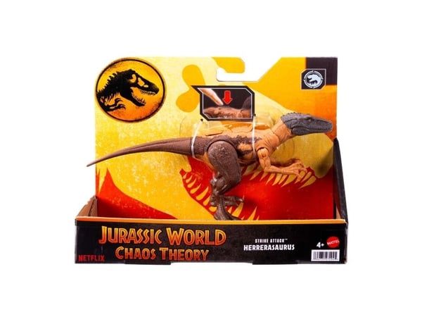 Jurassic World STRIKE ATTACK Herrerasaurus, 4 år, Flerfarget, Plast