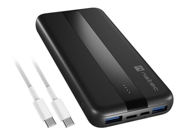 Powerbank Natec Trevi Slim Q 10000mAh Czarny