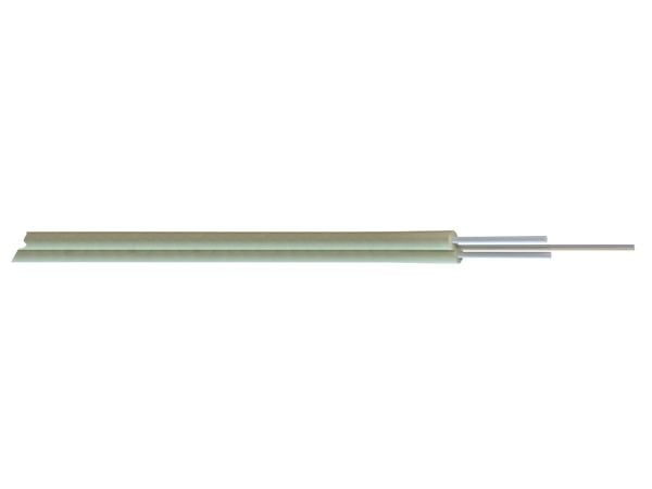 MDIC LSZH 2x9/125 hvit G.657A1 FTTH enkeltmodus, 2,0 x 3,1 mm, 750 m boks (56204.3)