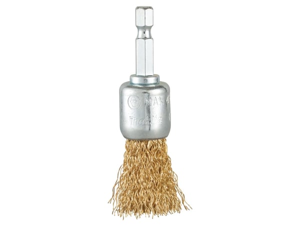 Makita - Wire cone brush - for tre, metall, rust - 19 mm - heksagonal