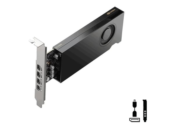 PNY PNY NVIDIA Quadro RTX 2000E ADA LP 16GB GDDR6 PCIe 4.0 x8 SB-versjon VCNRTX2000EADA-SB grafikkort