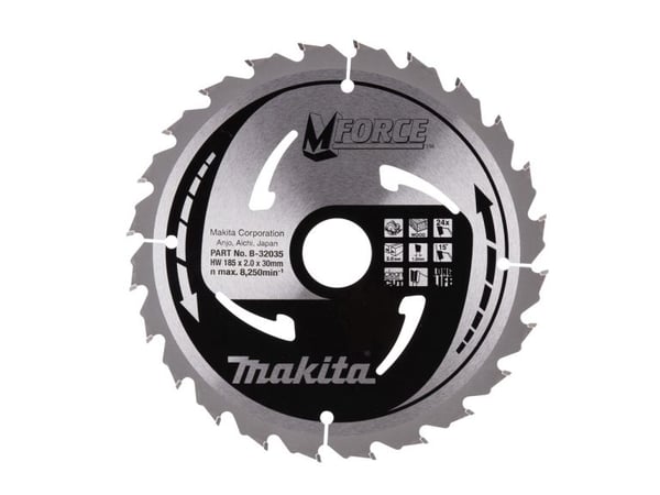 MAKITA sahanterä 185x30x24z M-FORCE TREE