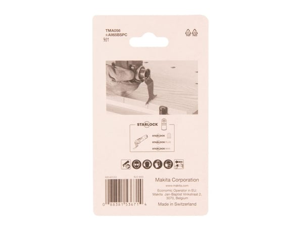 Makita B-64901-5 Dykkkjæreskiver 65mm TMA056; HCS, STARLOCK, Tre, 5 stk