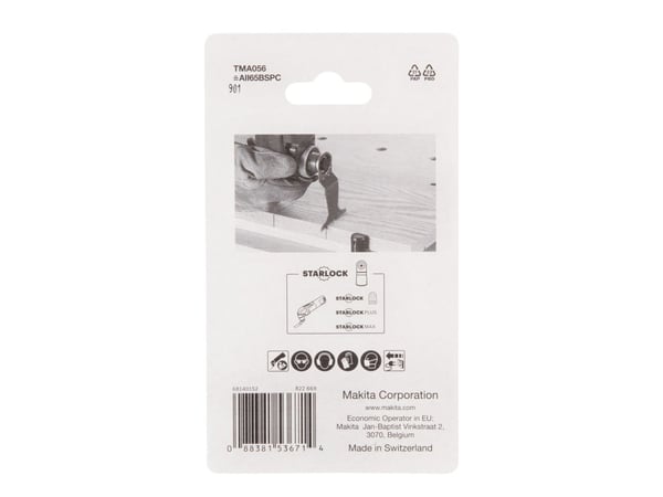 Makita B-64901-5 Dykkkjæreskiver 65mm TMA056; HCS, STARLOCK, Tre, 5 stk