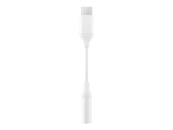 Samsung EE-UC10J - USB-C til hodetelefons-jakkadapter - USB-C hann til mini-phone stereo 3.5 mm hunn - hvit - for Galaxy A60, A90, A90 5G, Note10, ...