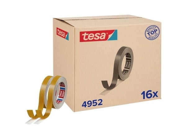 TESA 4952, Vit, Fastsättning, Slät, 200%, 80 ° C, 5 m