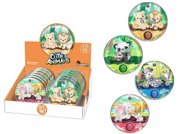 Mattel vannspill Animals display 12 deler
