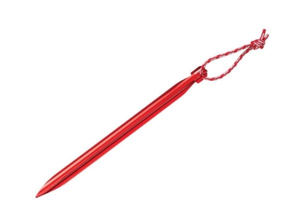 MSR GROUNDHOG, Tent stake(s), Aluminium, Rød, Sør-Korea, 19 cm, 13 g
