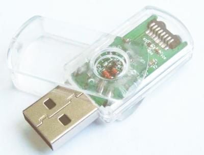 Gembird UIR-33, Langallinen, USB, 4 Mbit/s, Läpinäkyvä