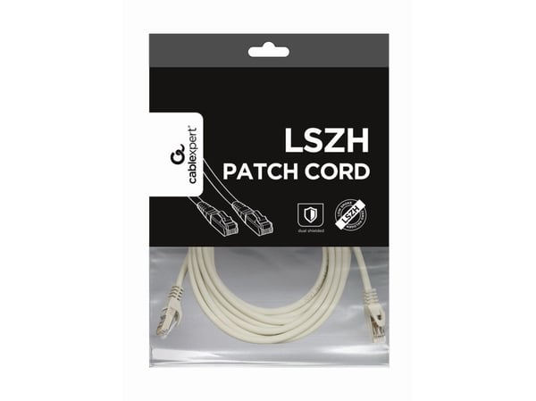 Cablexpert - Koblingskabel - RJ-45 (hann) til RJ-45 (hann) - 6.2 mm - S/FTP - CAT 6a - halogenfri, formstøpt, uten hindringer - oransje