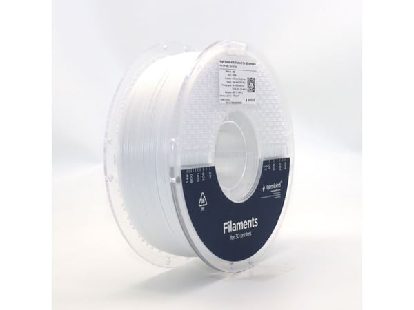 Gembird - Hvit - 1 kg - 400 m - ABS-filament (3D)