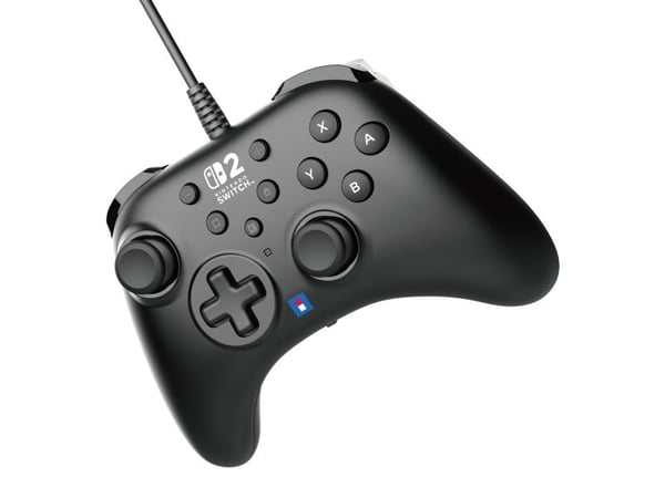 Hori HORIPAD Turbo, Gamepad, Nintendo Switch 2, D-pute, Hjem-knapp, Turboknapp, Analog/digital, Koblet med ledninger (ikke trådløs), USB