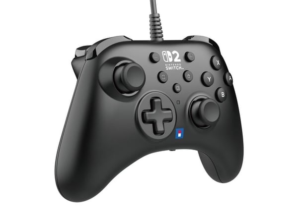 Hori HORIPAD Turbo, Gamepad, Nintendo Switch 2, D-pute, Hjem-knapp, Turboknapp, Analog/digital, Koblet med ledninger (ikke trådløs), USB