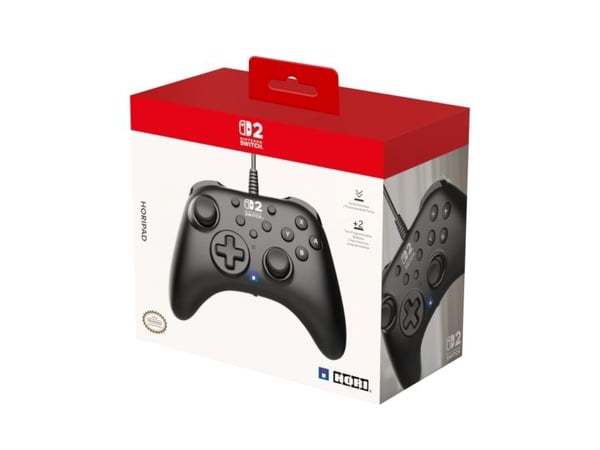 Hori HORIPAD Turbo, Gamepad, Nintendo Switch 2, D-pute, Hjem-knapp, Turboknapp, Analog/digital, Koblet med ledninger (ikke trådløs), USB