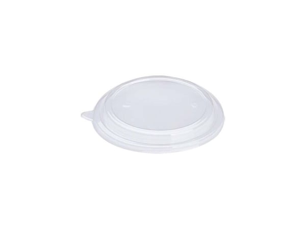 Låg t/salatbowl, Rund, Ø 150, højde 10 A-PET, transparent, 20 oz pakke a 50 stk Fødevaregodkendt