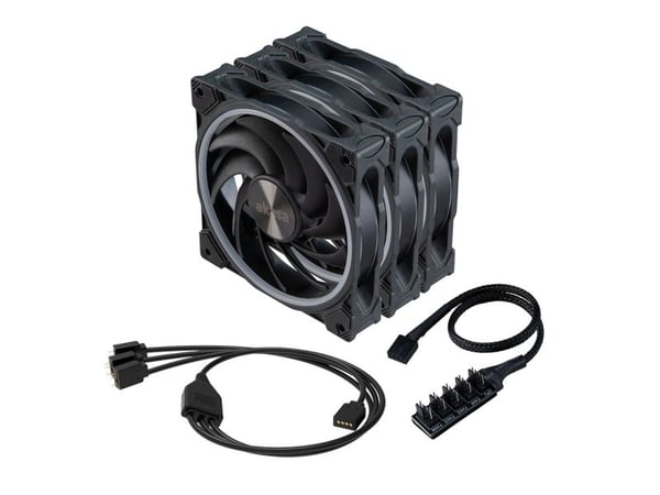 Akasa Soho AR Kit - Insert tuulettimella - 120 mm (3 kpl)