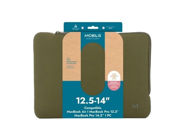 Mobilis Skin - Notebookhylster - 12.5" - 14.2" - khaki & gray