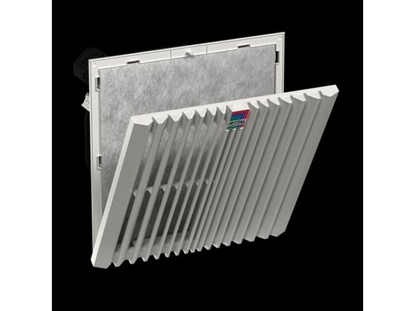 Rittal 3244.700, Innebygd vifte, 910 m³/t, Plast, Hvit, 1 stykker, 4,8 kg