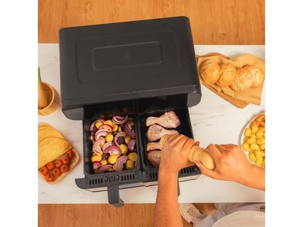 Cecotec Cecofry Advance 9000 - Dobbel luftfrityr - 9 liter - 2.8 kW - inox