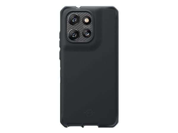 Mobilis SPECTRUM_R - Bakdeksel til mobiltelefon - grovt - antimikrobielt, 100 % resirkulert - Impacthane - svart - for Motorola Edge 50 Neo