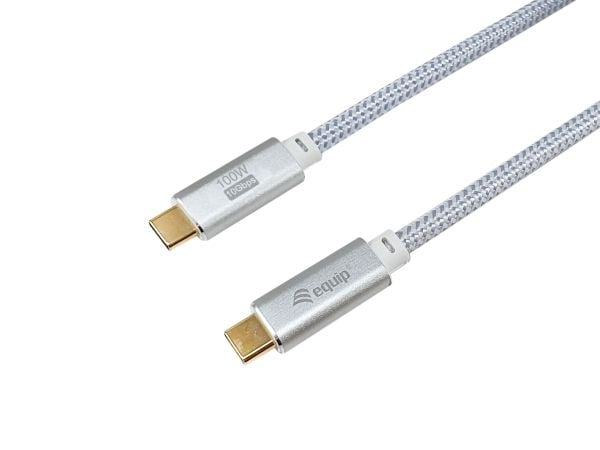 Equip 128360, 3 m, USB C, USB C, USB 3.2 Gen 2 (3.1 Gen 2), 10 Gbit/s, Hvit