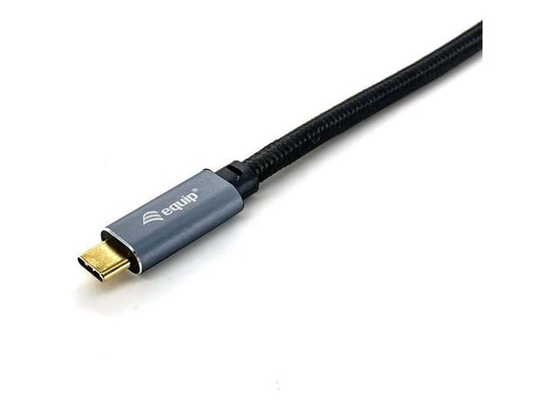 Equip 128359, 3 m, USB C, USB C, USB 3.2 Gen 2 (3.1 Gen 2), 10 Gbit/s, Sort