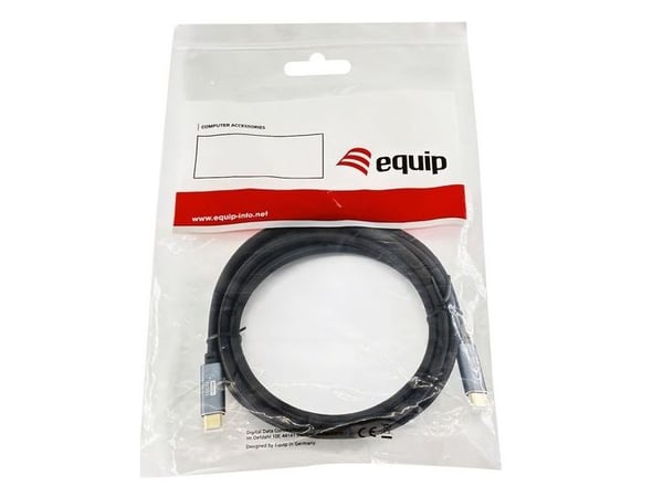 Equip 128359, 3 m, USB C, USB C, USB 3.2 Gen 2 (3.1 Gen 2), 10 Gbit/s, Sort