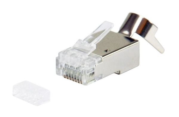 Equip 121148, RJ45, Sølv, Hankjønn, Rett, Cat8.1, Gull