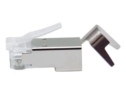 Equip 121148, RJ45, Sølv, Hankjønn, Rett, Cat8.1, Gull