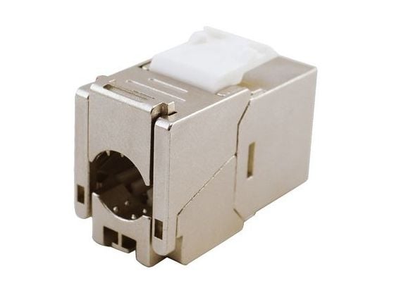 Equip 767223, Litteä, hopea, RJ-45, LSA, naarasliitin, 10GBase-T