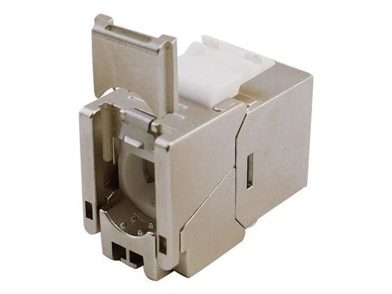Equip 767223, Litteä, hopea, RJ-45, LSA, naarasliitin, 10GBase-T