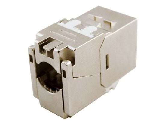 Equip 767223, Litteä, hopea, RJ-45, LSA, naarasliitin, 10GBase-T
