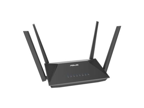 ASUS RT-AX52 Pro AX3000, Wi-Fi 6 (802.11ax), Kaksitaajuus (2,4 GHz/5 GHz), Ethernet LAN, musta, Pöytäreititin