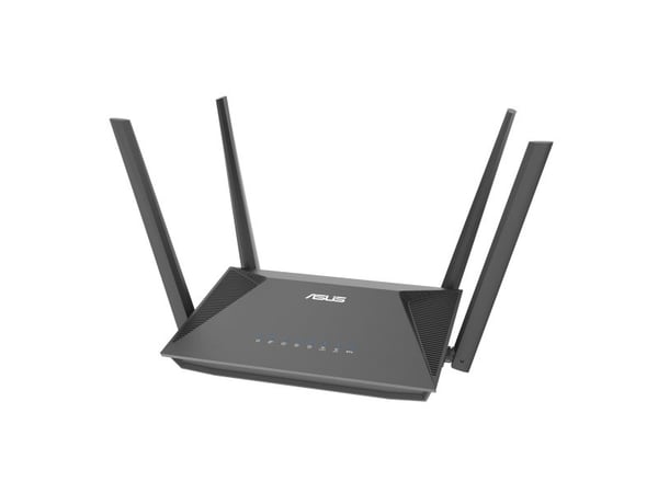 ASUS RT-AX52 Pro AX3000, Wi-Fi 6 (802.11ax), Kaksitaajuus (2,4 GHz/5 GHz), Ethernet LAN, musta, Pöytäreititin