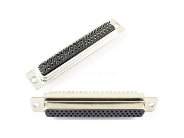 MH Connectors MHHDS62-F-N-B-S D-SUB-kontakt, 180°, polantal: 62, för print, 1 st (MHHDS62-F-N-B-S)