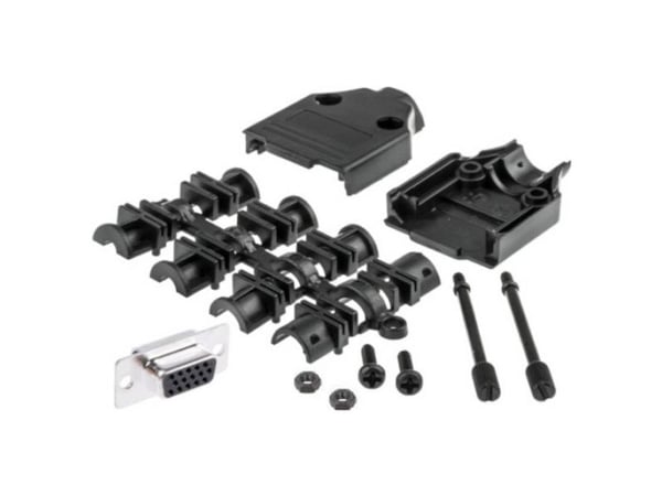 MH Connectors MHDTPPK9HD15FSK D-SUB bussningslist set 180° Polantal: 9 Lödhuvud 1 del