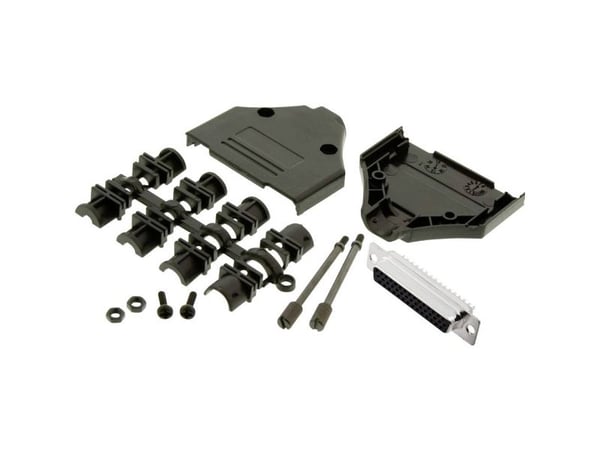 MH Connectors MHDTPPK25HD44FSK D-SUB sokkelkontaktsæt, 180°, polantall 25, lodde-/loddeöse (1 stk)